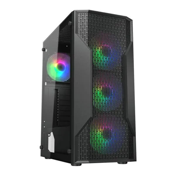 Cougar MX110 RGB Mid Tower Cabinet - Black