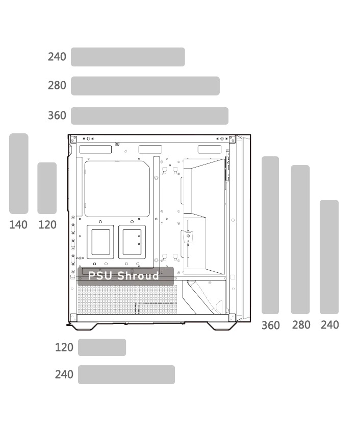 Cougar MX600 RGB Full Tower Cabinet (Black) overview 10