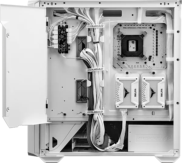 Cougar MX600 RGB Full Tower Cabinet (White) overview 19
