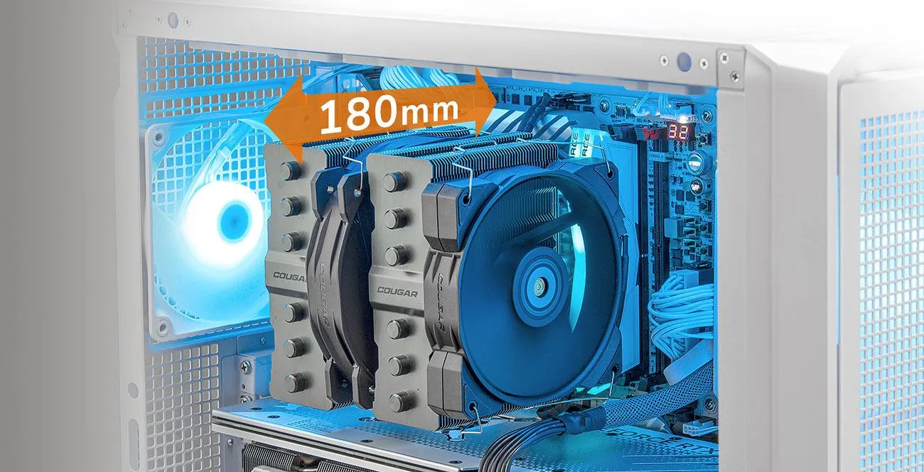 Cougar MX600 RGB Full Tower Cabinet (White) overview 6