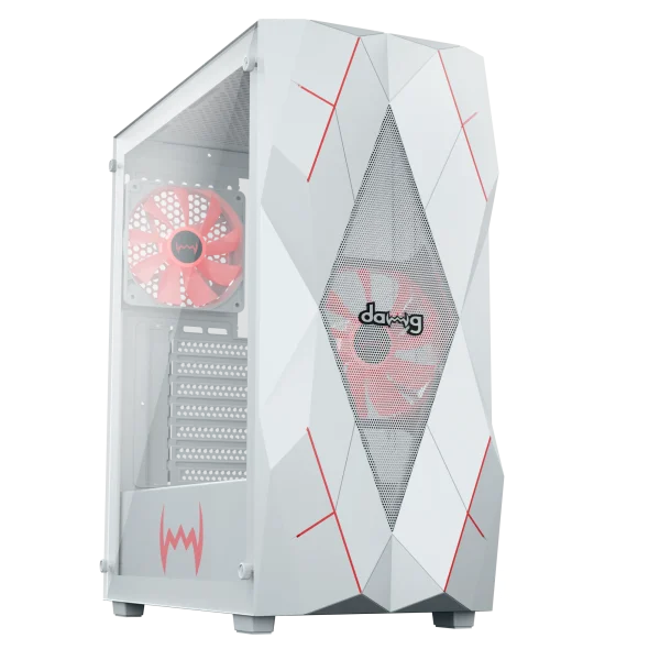 Dawg V 240 ATX Mid Tower Case - White