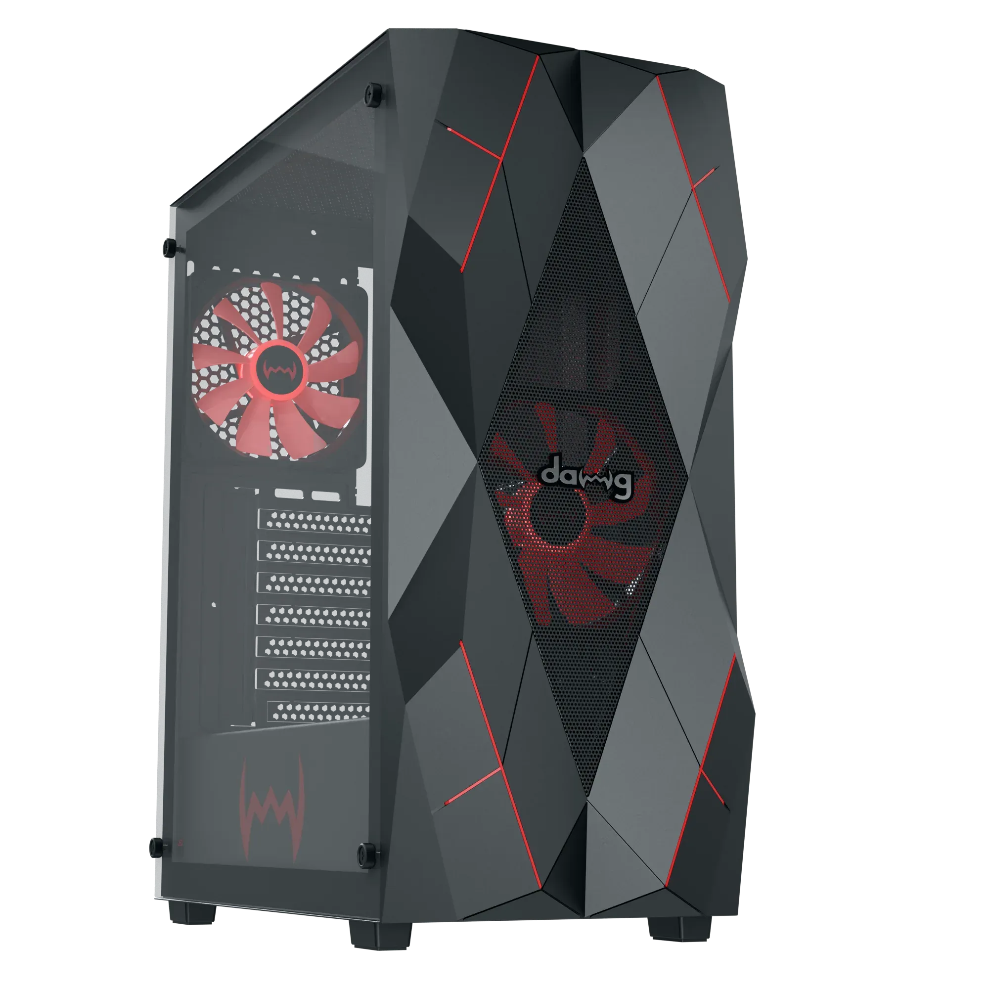 Dawg V 240 ATX Mid Tower Case overview 1