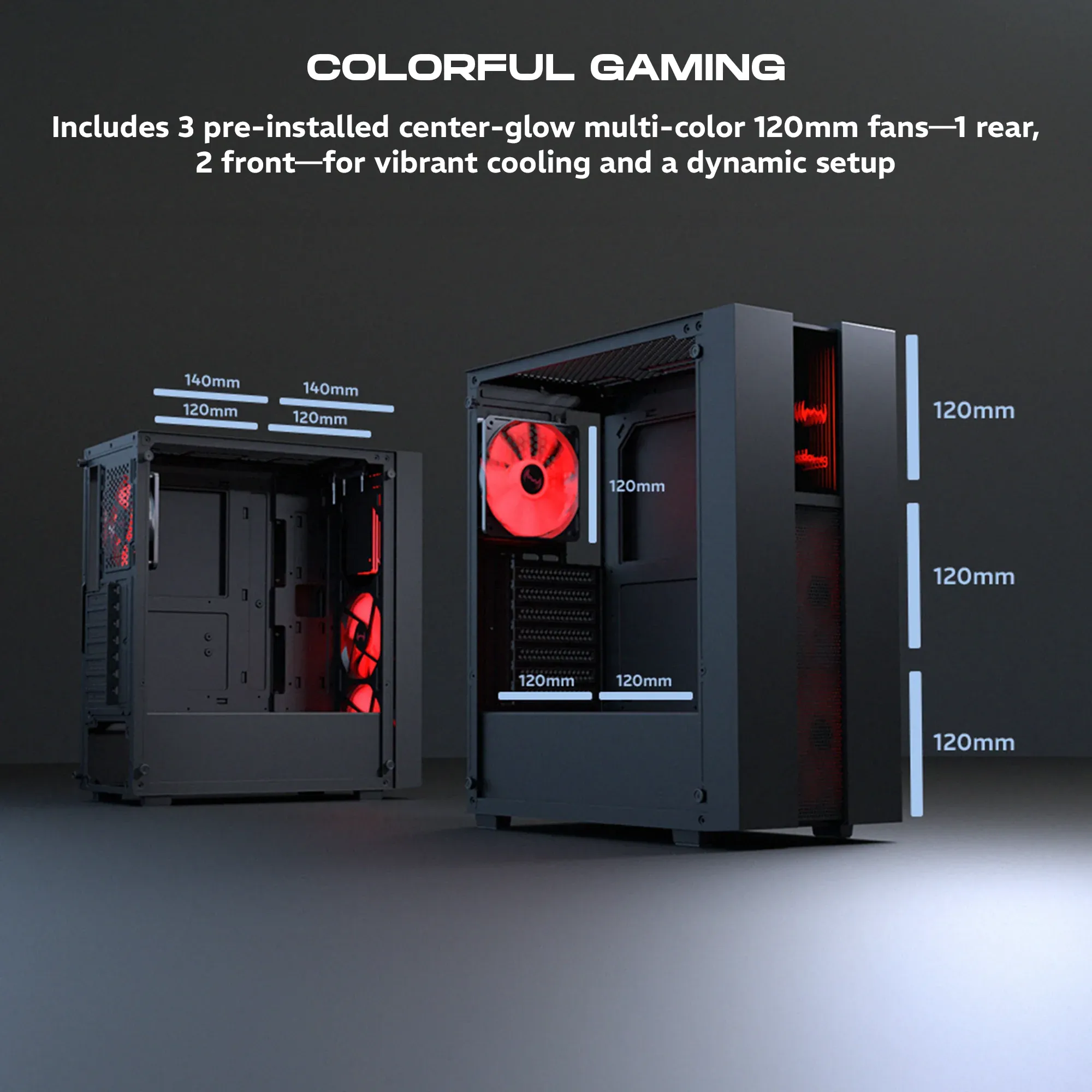 Dawg V 350 M-ATX Mid Tower Case overview 2