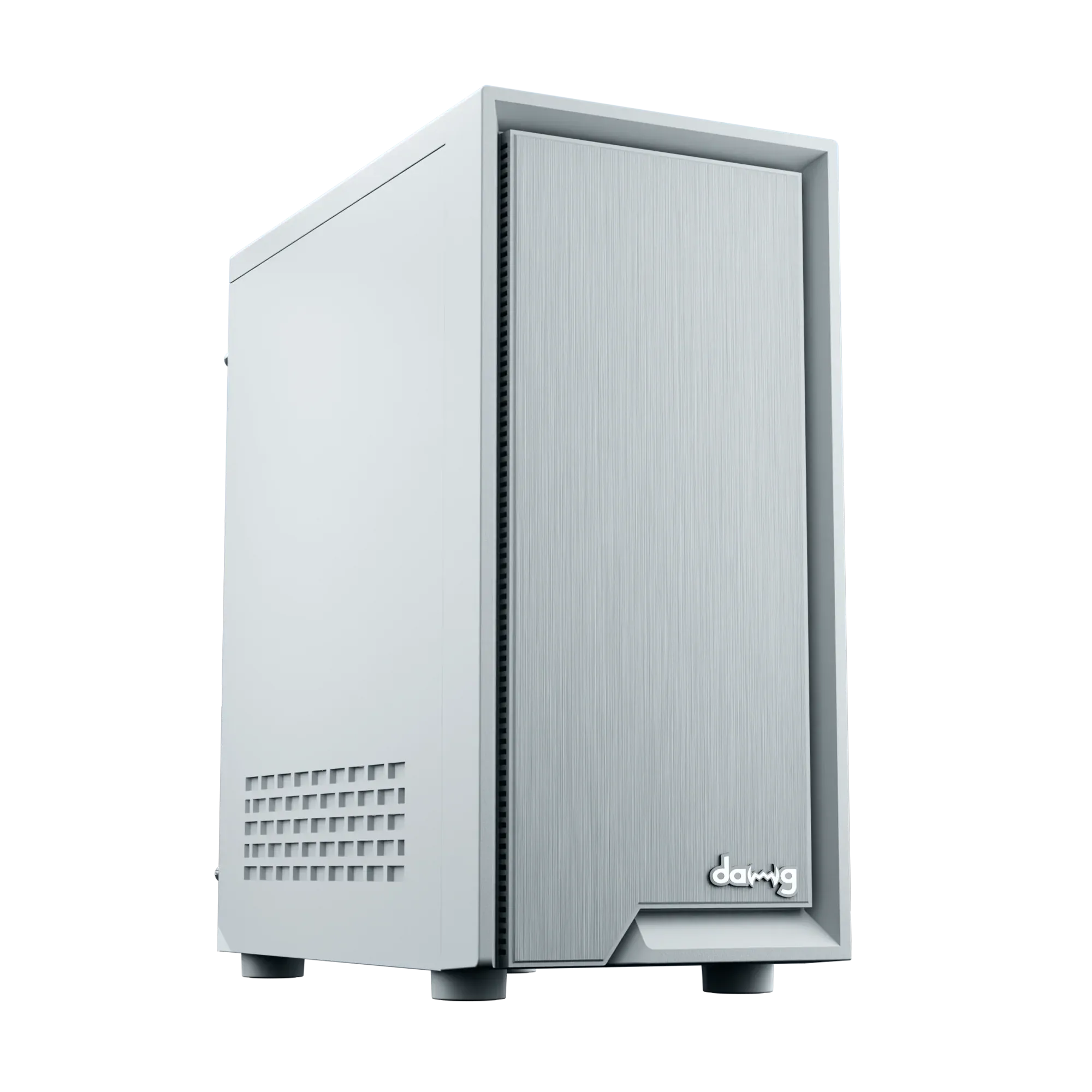 Dawg V210 ATX Mid Tower Case White overview 1