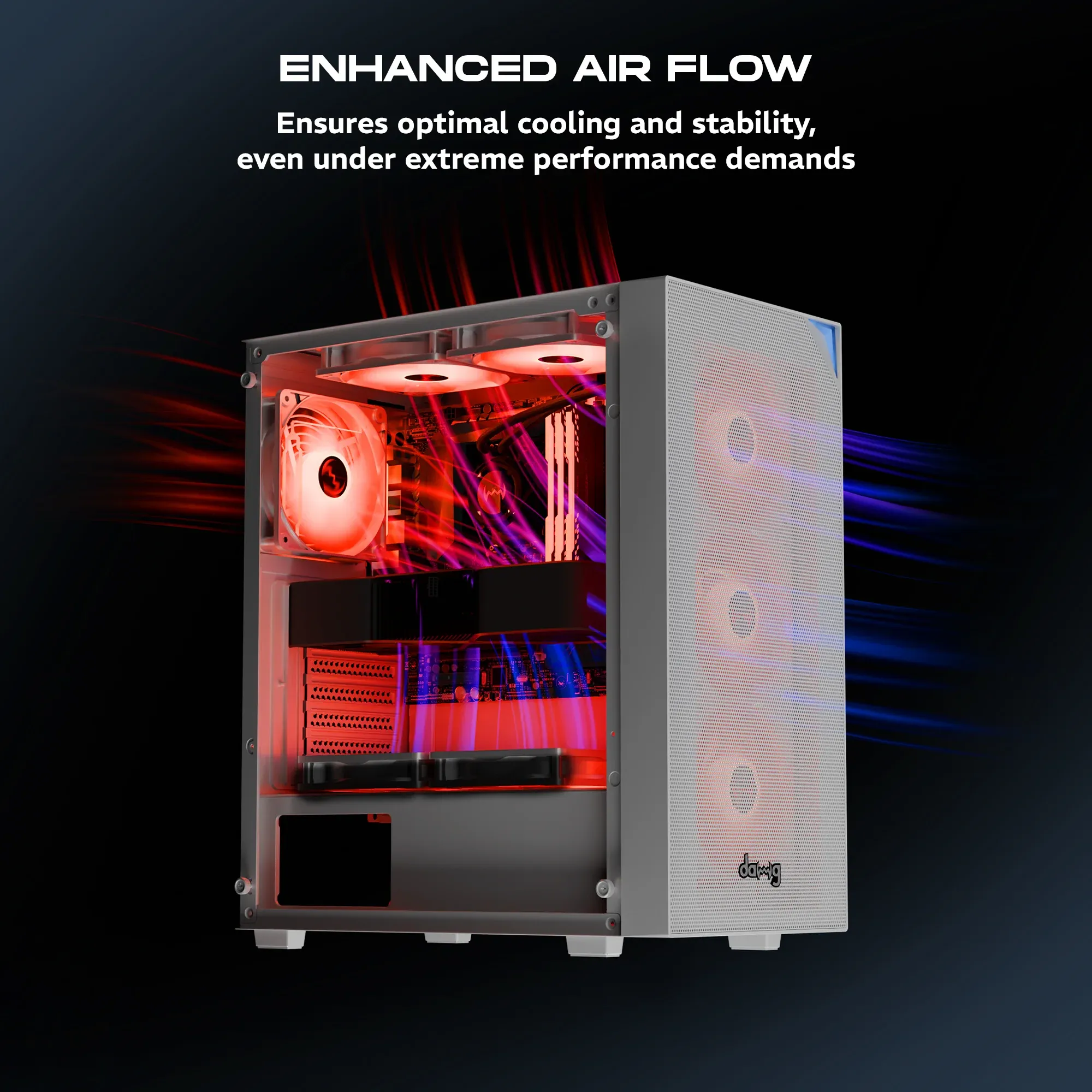 Dawg X 440 ARGB ATX Mid Tower Case overview 2