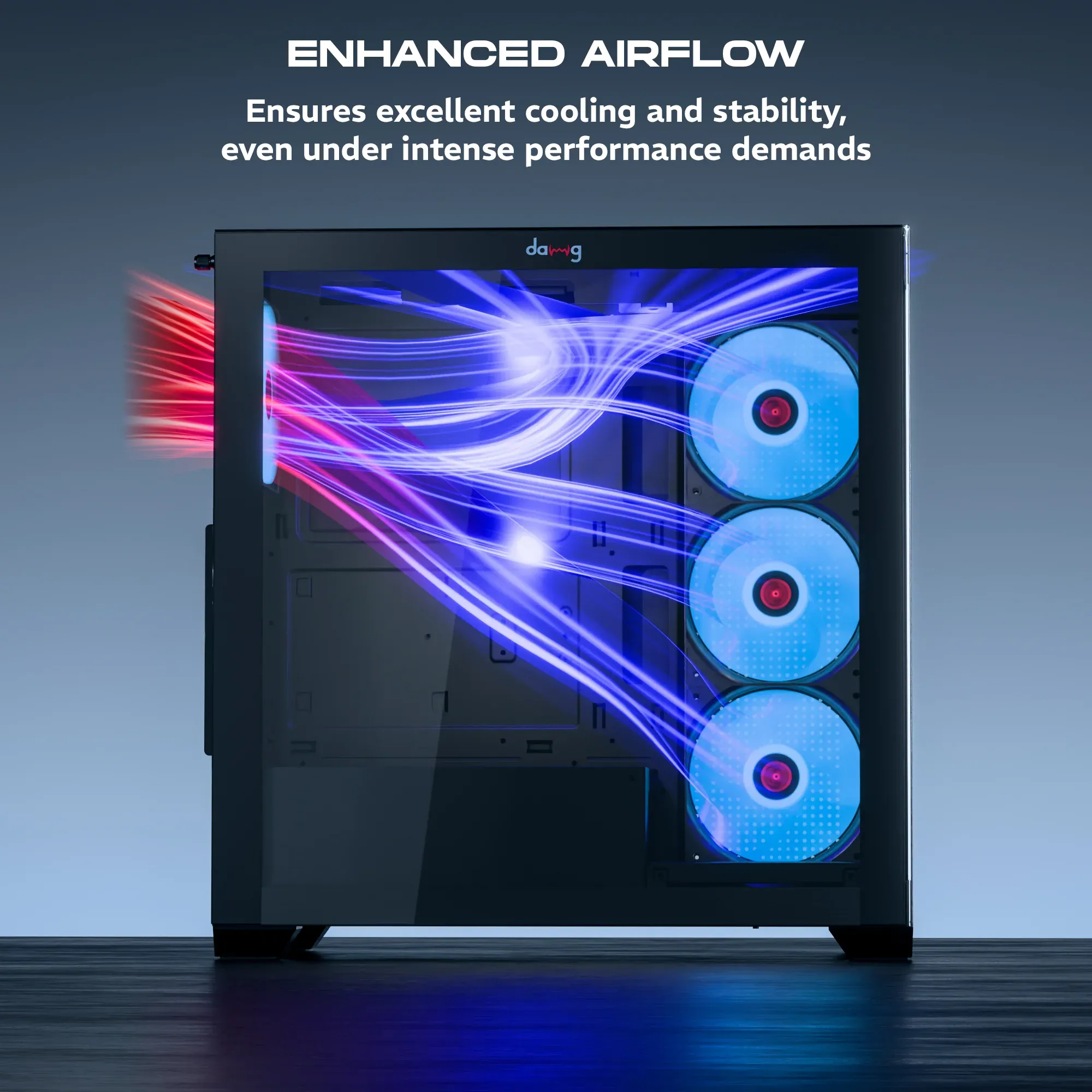 Dawg X 520 ARGB ATX Mid Tower Case overview 4