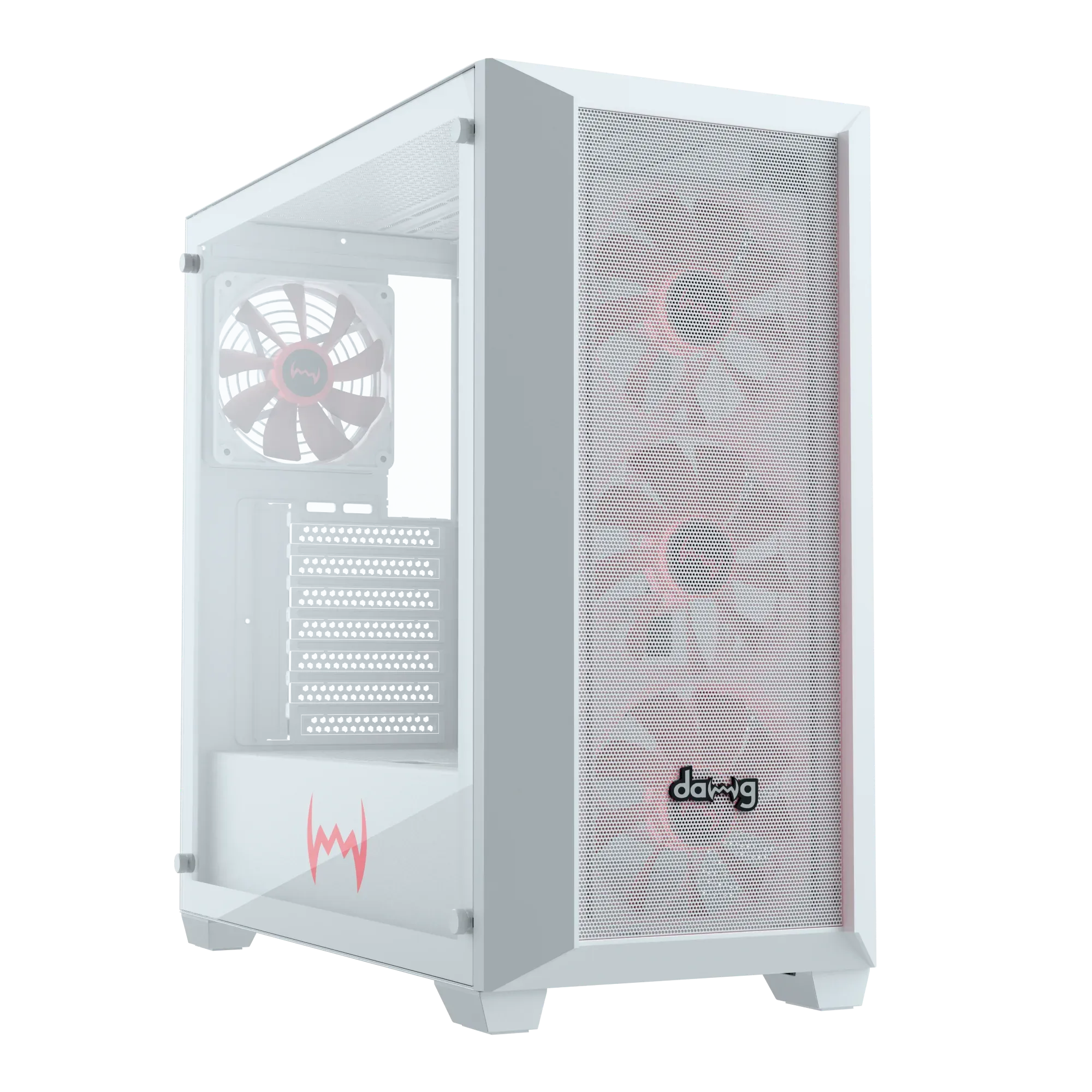 Dawg X 540 ARGB E-ATX Full Tower Case - White overview 1