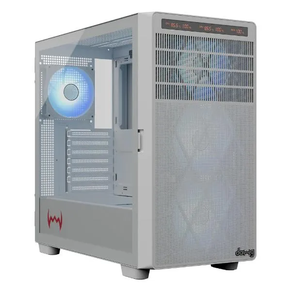 Dawg Y 804 Mid Tower ATX Cabinet (White)
