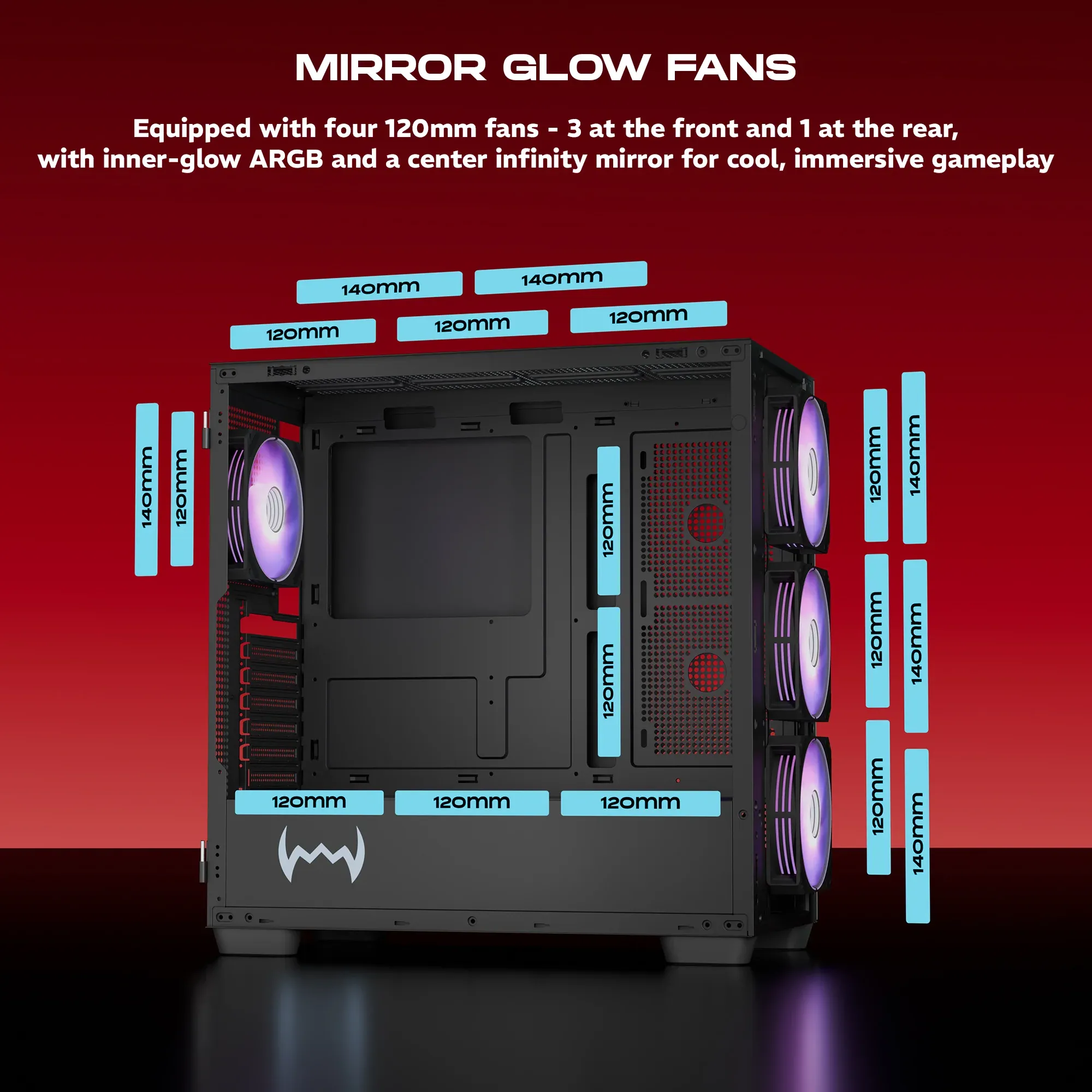 Dawg Y 804 Mid Tower ATX Cabinet overview 1
