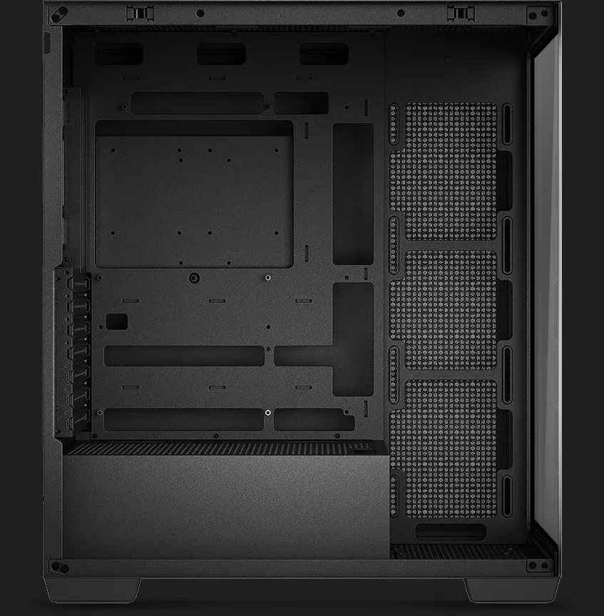 DeepCool CG580 Panaromic ATX PC Cabinet - Black overview 2