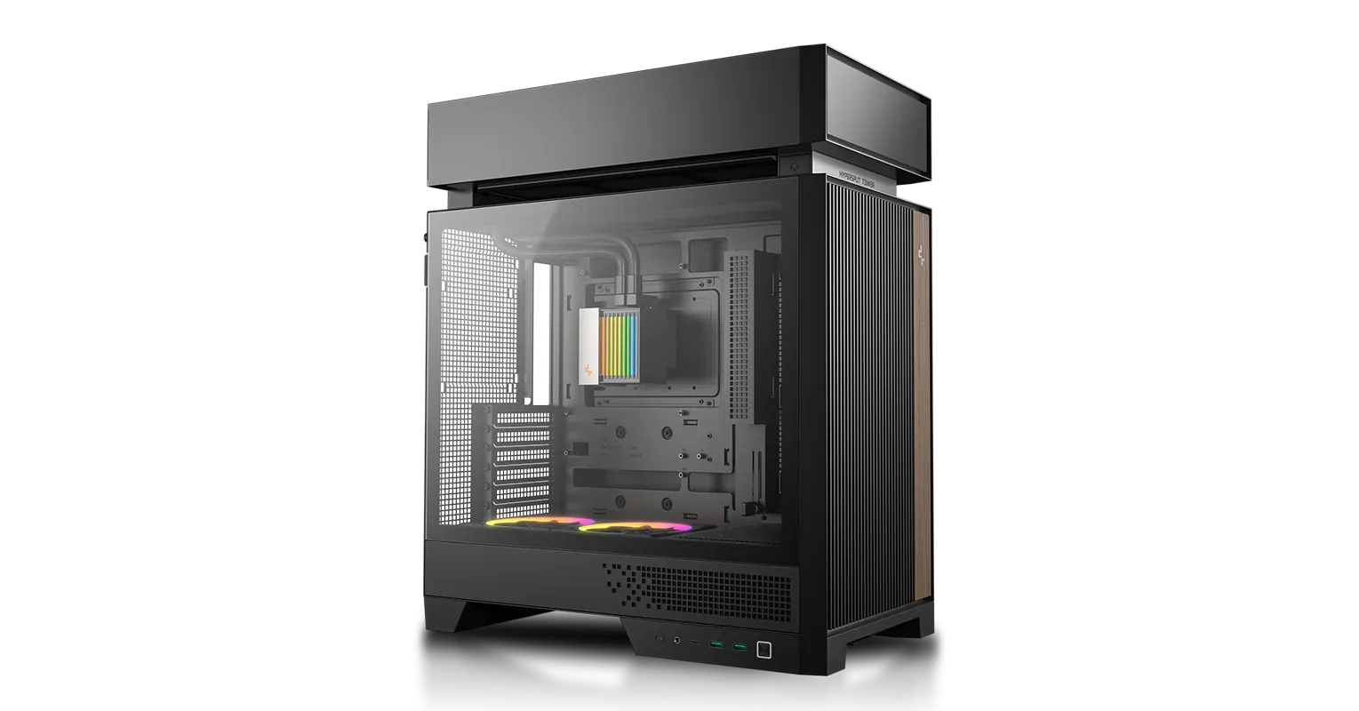 DeepCool CL6600 ATX Mid Tower Case With Pre-installed 360mm ARGB Liquid Cooler overview 1