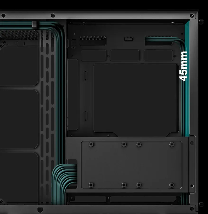 Deepcool CG530 4F Mid Tower Cabinet - Black overview 3