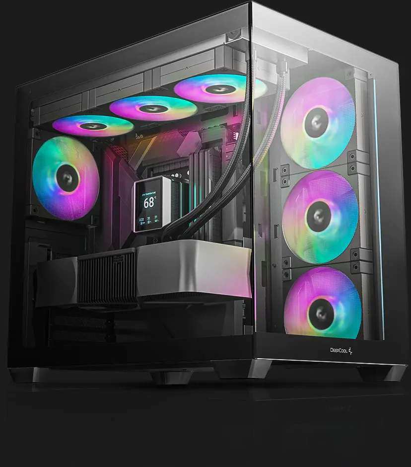 Deepcool CG530 Mid Tower Cabinet - Black overview 1