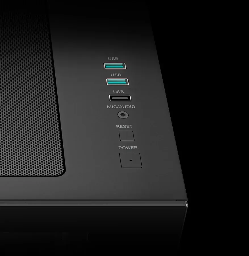 Deepcool CG530 Mid Tower Cabinet - Black overview 3