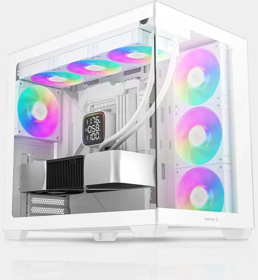 Deepcool CG530 Mid Tower Cabinet - White overview 1