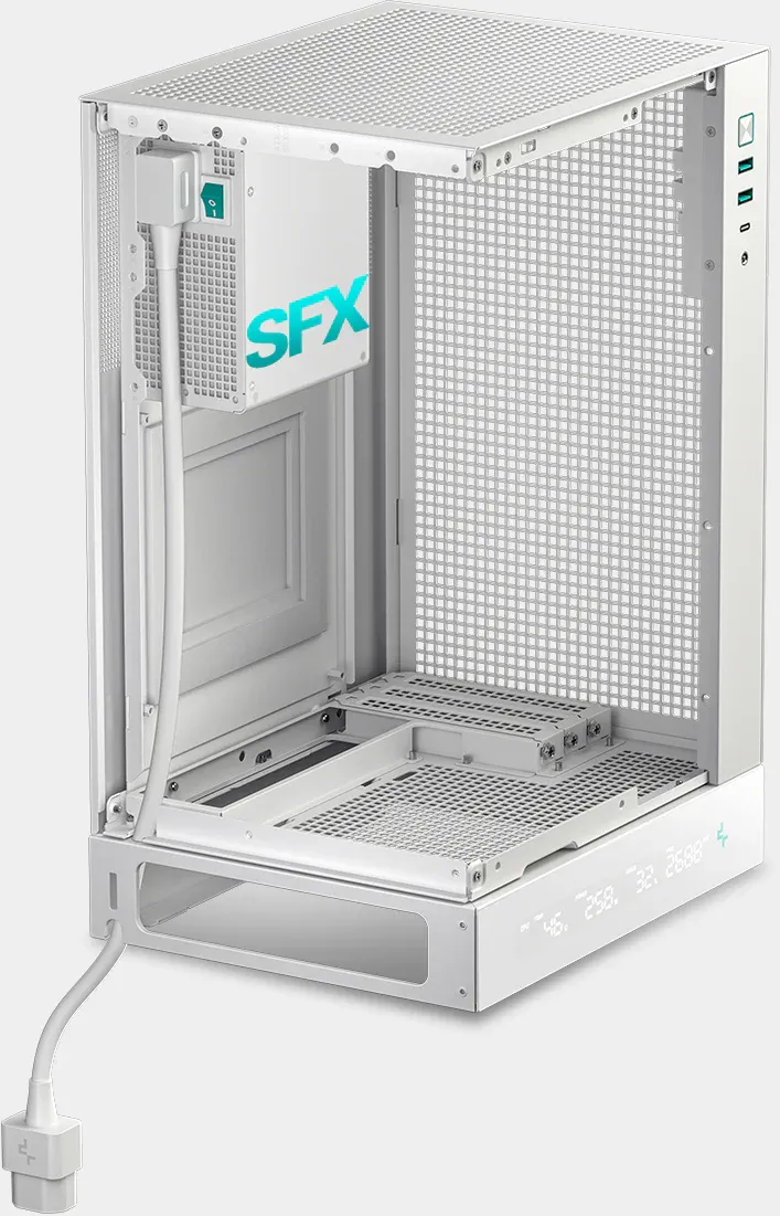 Deepcool CH170 Digital WH mITX Cabinet overview 6