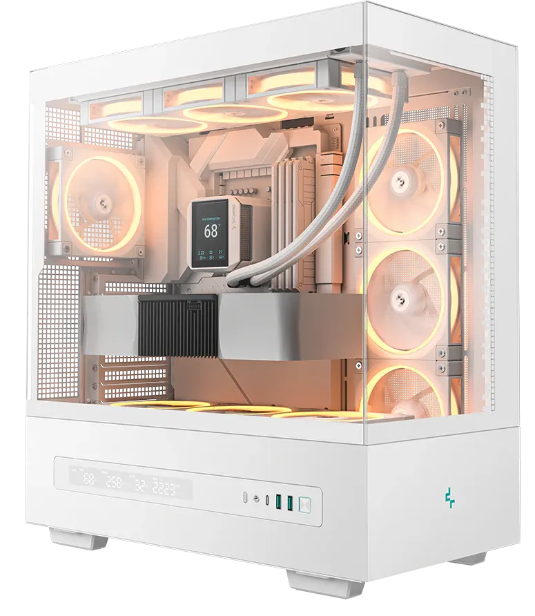 Deepcool CH690 Digital WH ATX Cabinet White (R-CH690-WHNNA0D-G-1) overview 2