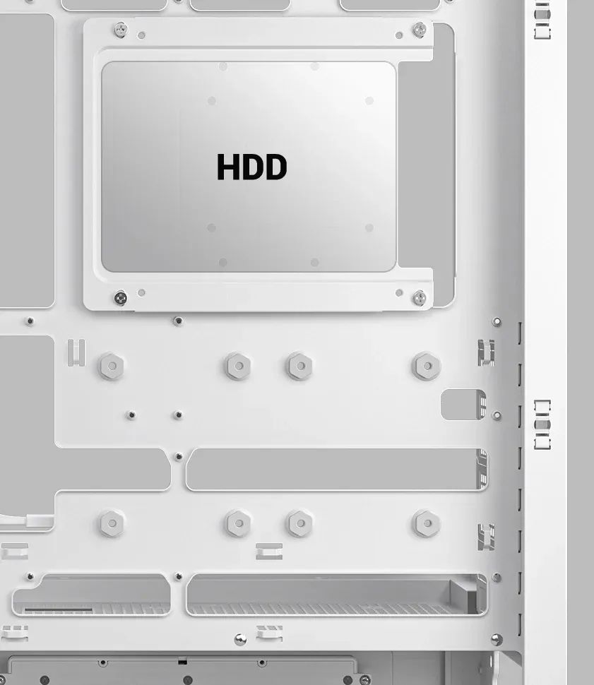 Deepcool CH690 Digital WH ATX Cabinet White (R-CH690-WHNNA0D-G-1) overview 3
