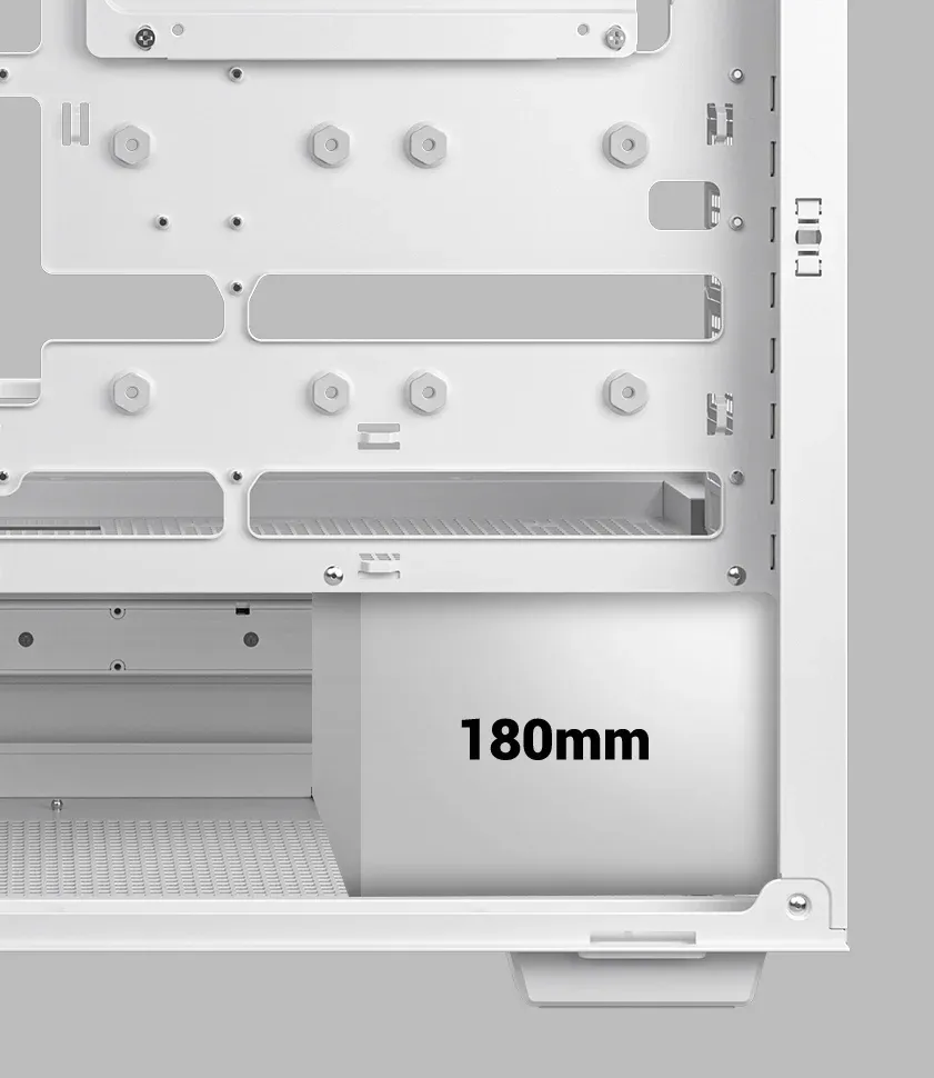 Deepcool CH690 Digital WH ATX Cabinet White (R-CH690-WHNNA0D-G-1) overview 4