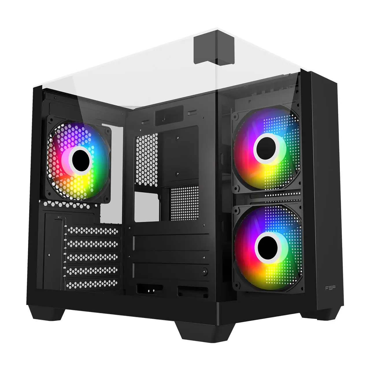 FSP S190-BA ARGB Black SFF Gaming PC Cabinet