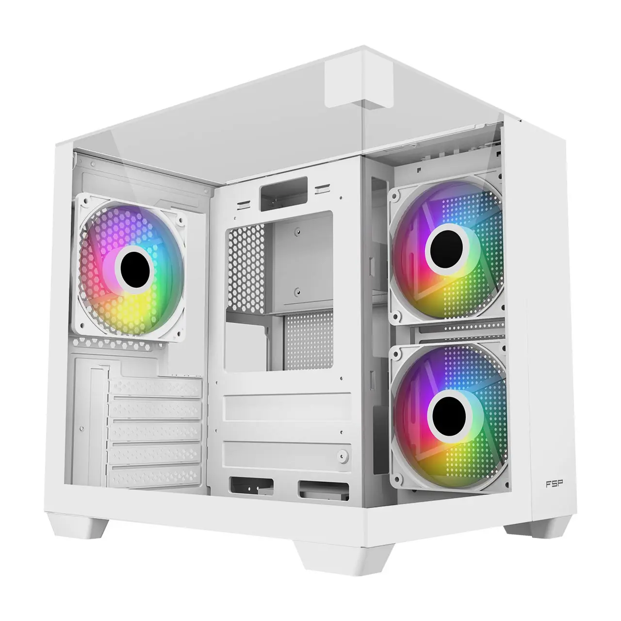 FSP S190-WA ARGB White SFF Gaming PC Cabinet
