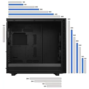 Fractal Design Define 7 XL TG Dark Tint ATX Mid Tower Cabinet (FD-C-DEF7X-03) overview 9