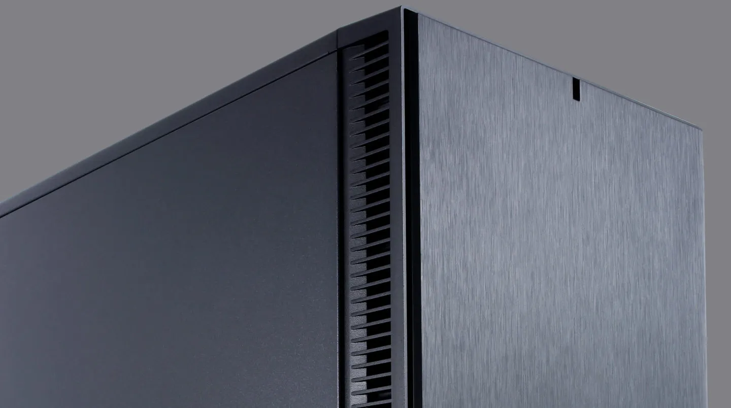 Fractal Design Define C (ATX) Mid Tower Cabinet Solid (Black) overview 1