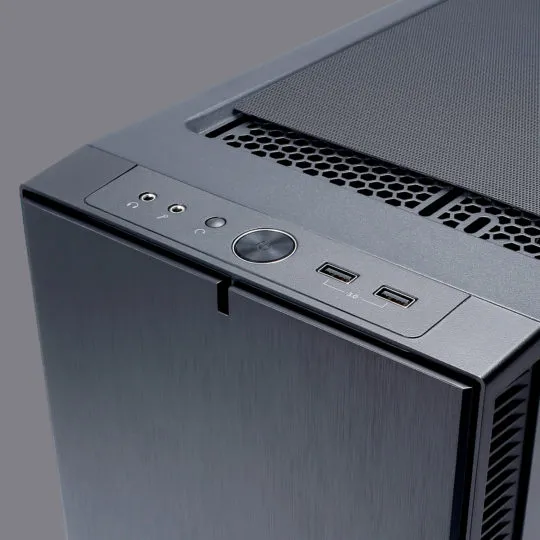 Fractal Design Define C (ATX) Mid Tower Cabinet Solid (Black) overview 3