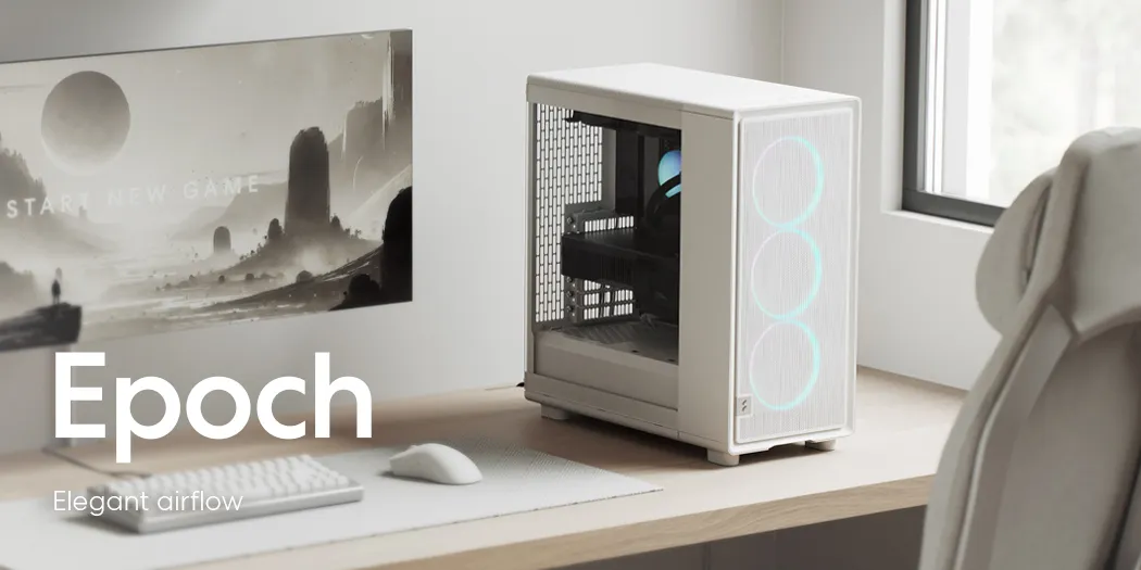 Fractal Design Epoch RGB Mid-Tower Case (White with Clear Tint TG) overview 15