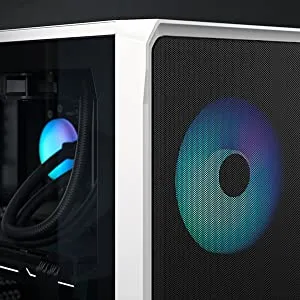 Fractal Design Focus 2 Mesh RGB TG Clear Tint (ATX) Mid Tower Cabinet (Black) overview 4