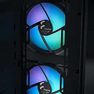 Fractal Design Focus 2 Mesh RGB TG Clear Tint (ATX) Mid Tower Cabinet (Black) overview 5