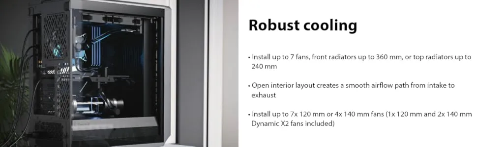 Fractal Design Meshify 2 Compact Cabinet ( Solid Black) overview 2