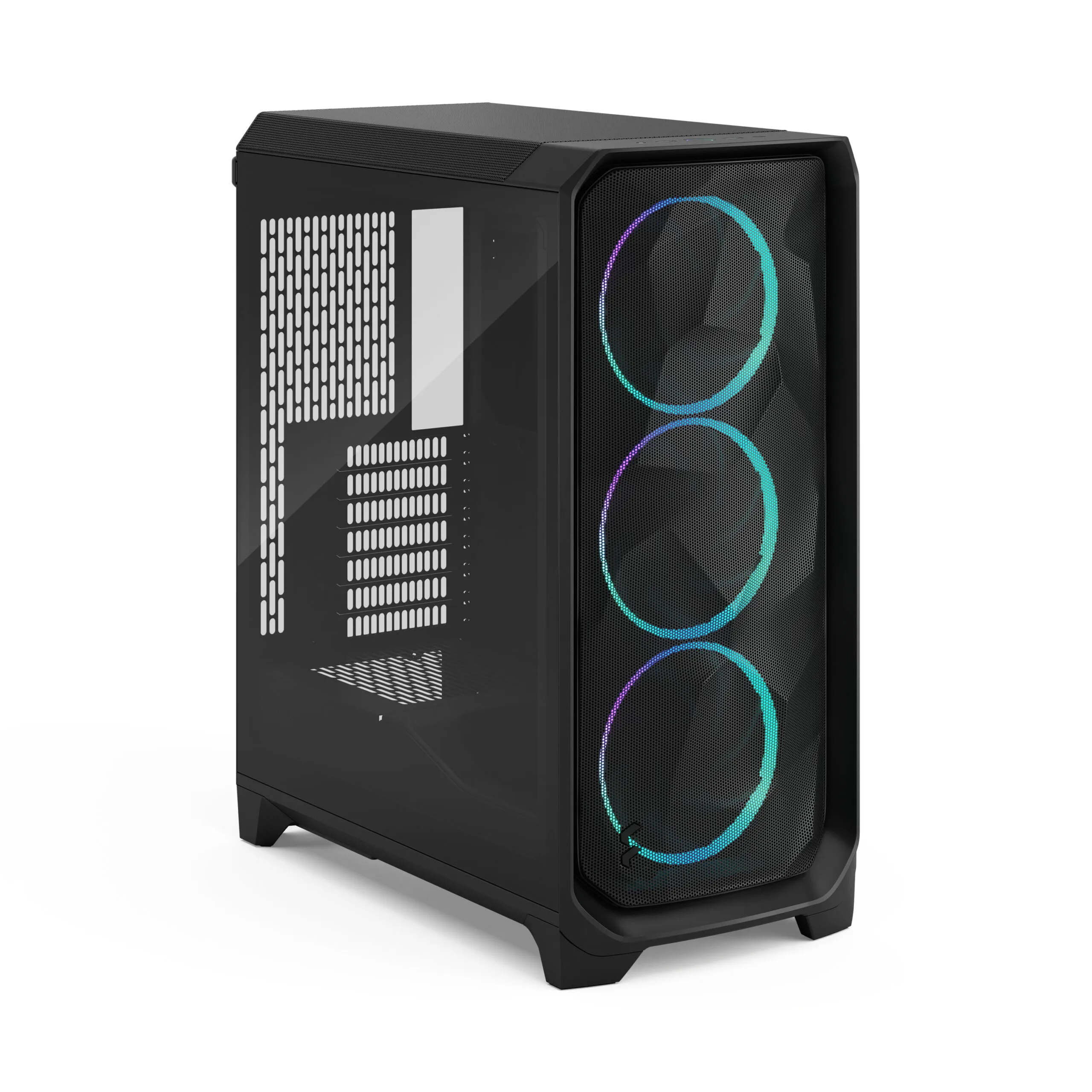 Fractal Design Meshify 3 RGB Light Tint TG ATX Mid Tower PC Case (Black) overview 1