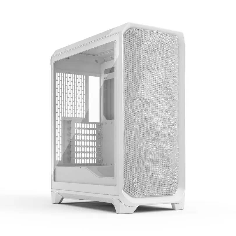 Fractal Design Meshify 3 TG Clear Tint ATX Mid Tower PC Case (White) overview 1