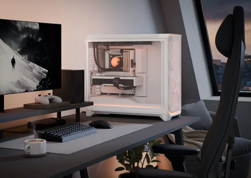 Fractal Design Meshify 3 XL RGB TG Clear Tint Full Tower Case ( White ) overview 2