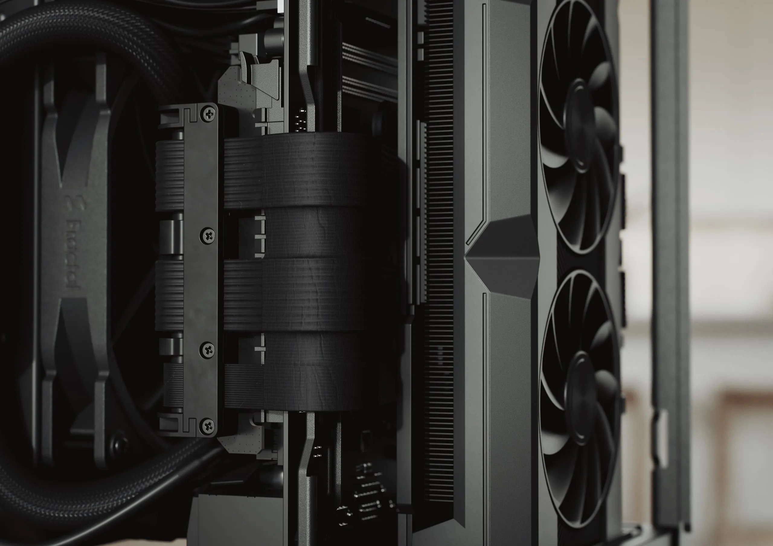 Fractal Design Mood Mini-ITX Small Form Factor Case (Black) overview 3