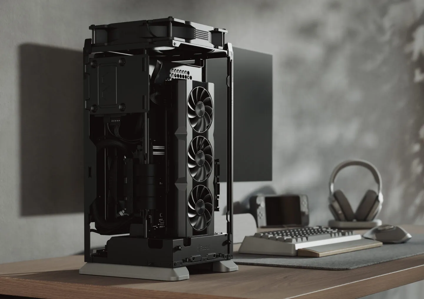 Fractal Design Mood Mini-ITX Small Form Factor Case (Black) overview 6