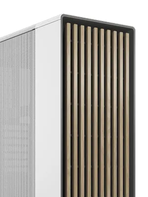 Fractal Design North Chalk White TG Clear Mid-Tower Case overview 2
