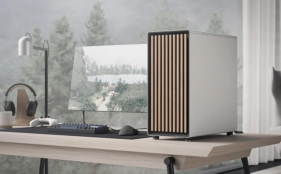Fractal Design North Chalk White TG Clear Mid-Tower Case overview 20