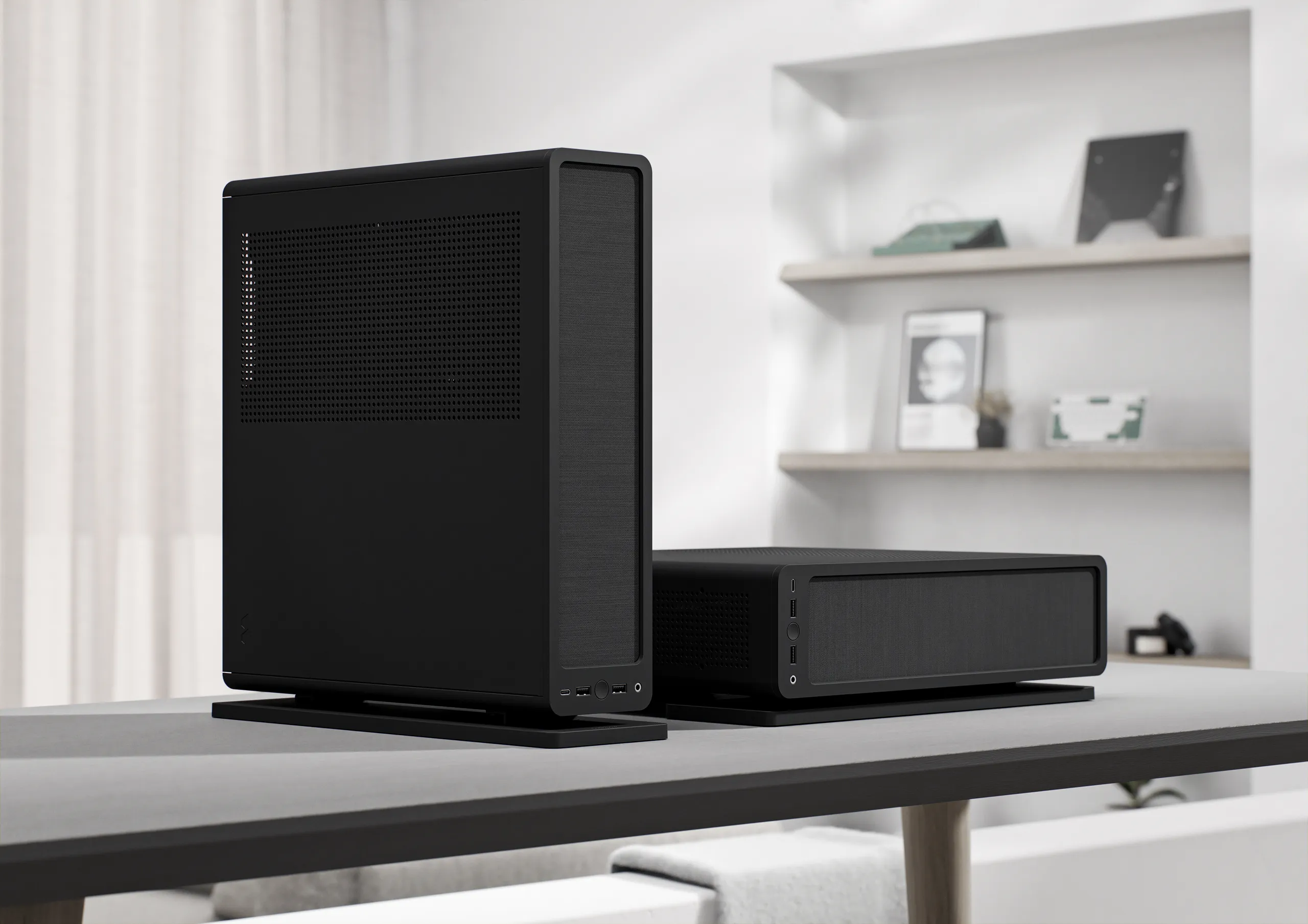 Fractal Design Ridge Mini-ITX Small Form Factor Case (Black) overview 3
