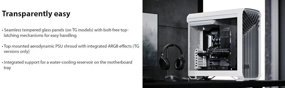 Fractal Design Torrent Black TG Light Cabinet Tint (E-ATX) (Black) overview 5