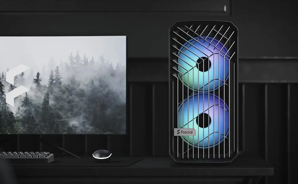 Fractal Design Torrent Compact TG Light Tint RGB (E-ATX) Mid Tower Cabinet (Black) overview 10