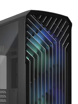 Fractal Design Torrent Compact TG Light Tint RGB (E-ATX) Mid Tower Cabinet (Black) overview 2
