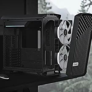 Fractal Design Torrent Compact TG Light Tint RGB (E-ATX) Mid Tower Cabinet (Black) overview 4