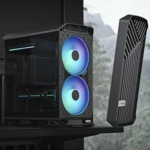 Fractal Design Torrent Compact TG Light Tint RGB (E-ATX) Mid Tower Cabinet (Black) overview 6