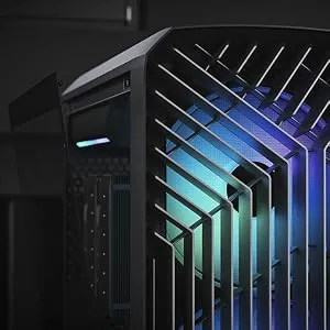 Fractal Design Torrent Compact TG Light Tint RGB (E-ATX) Mid Tower Cabinet (Black) overview 7