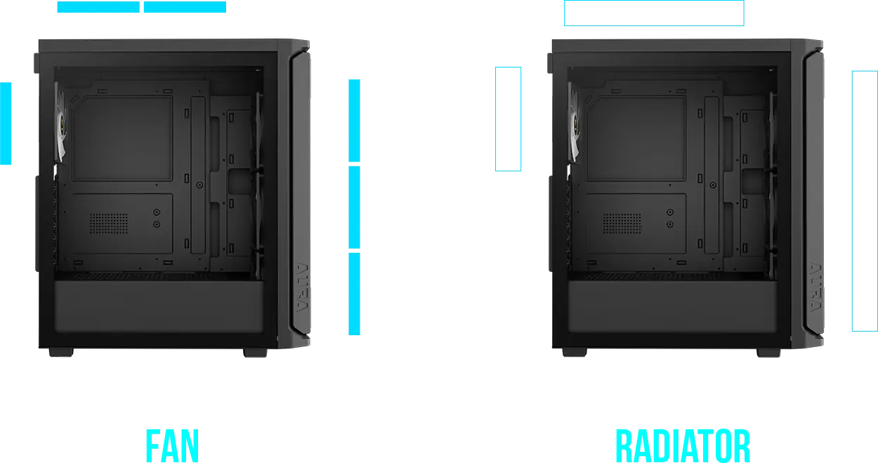 GAMDIAS Aura GC11 ARGB BAR Patterned Argb MID-Tower Cabinet overview 4