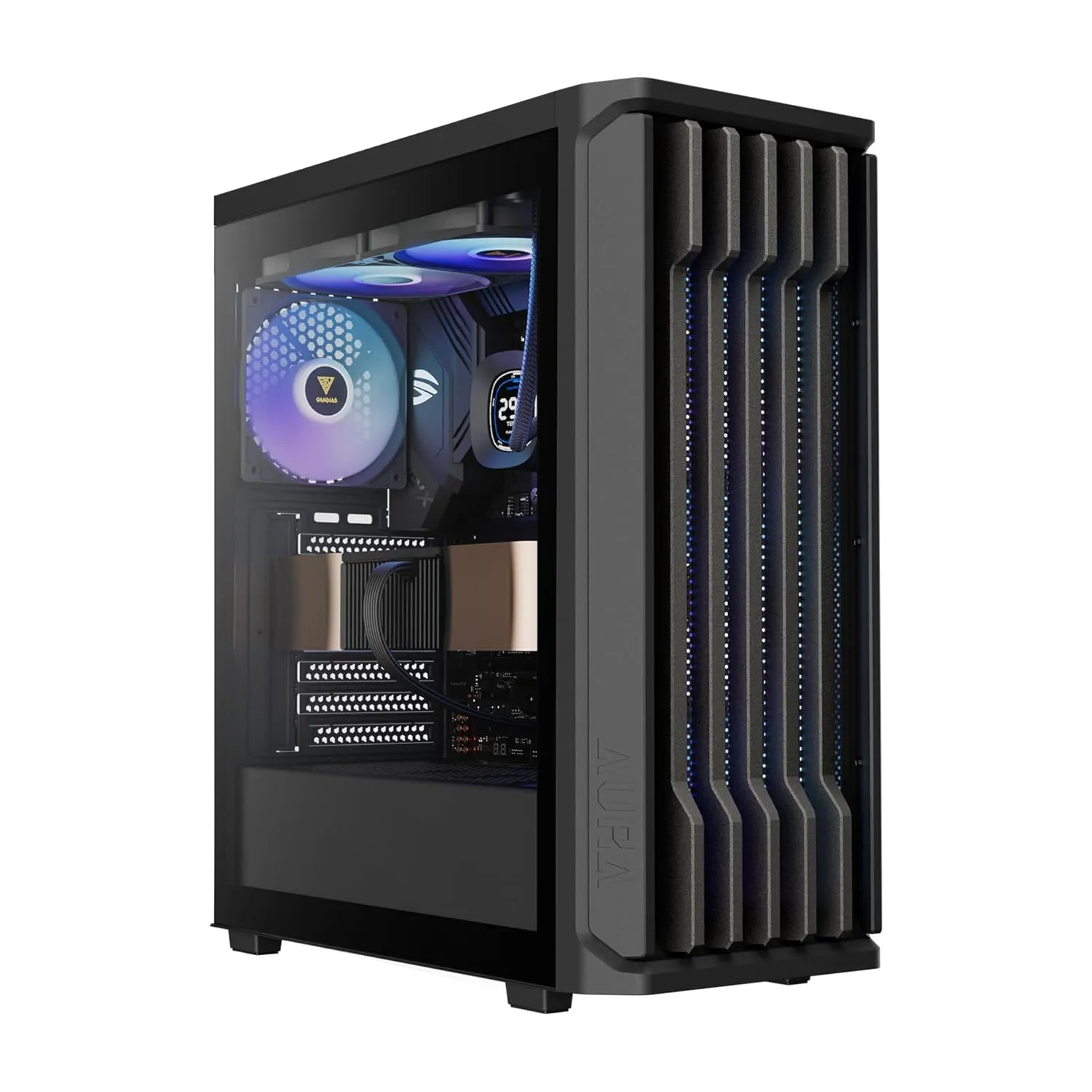 GAMDIAS Aura GC11 ARGB BAR Patterned Argb MID-Tower Cabinet