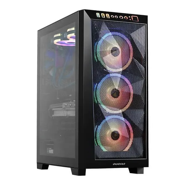 Gamdias Athena M1 Elite ARGB Mid Tower Cabinet (Black)