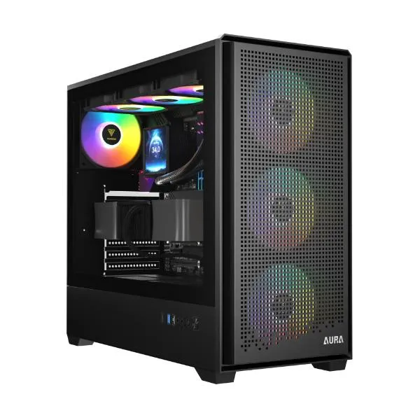 Gamdias Aura GC105 Perforated ATX ARGB Mid-Tower Cabinet